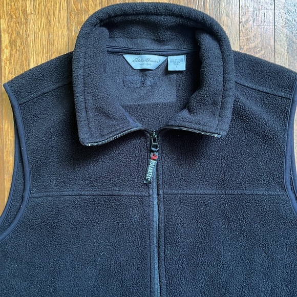 Eddie Bauer Sweater Vest / Black / Large / Polartec - Picture 2 of 8